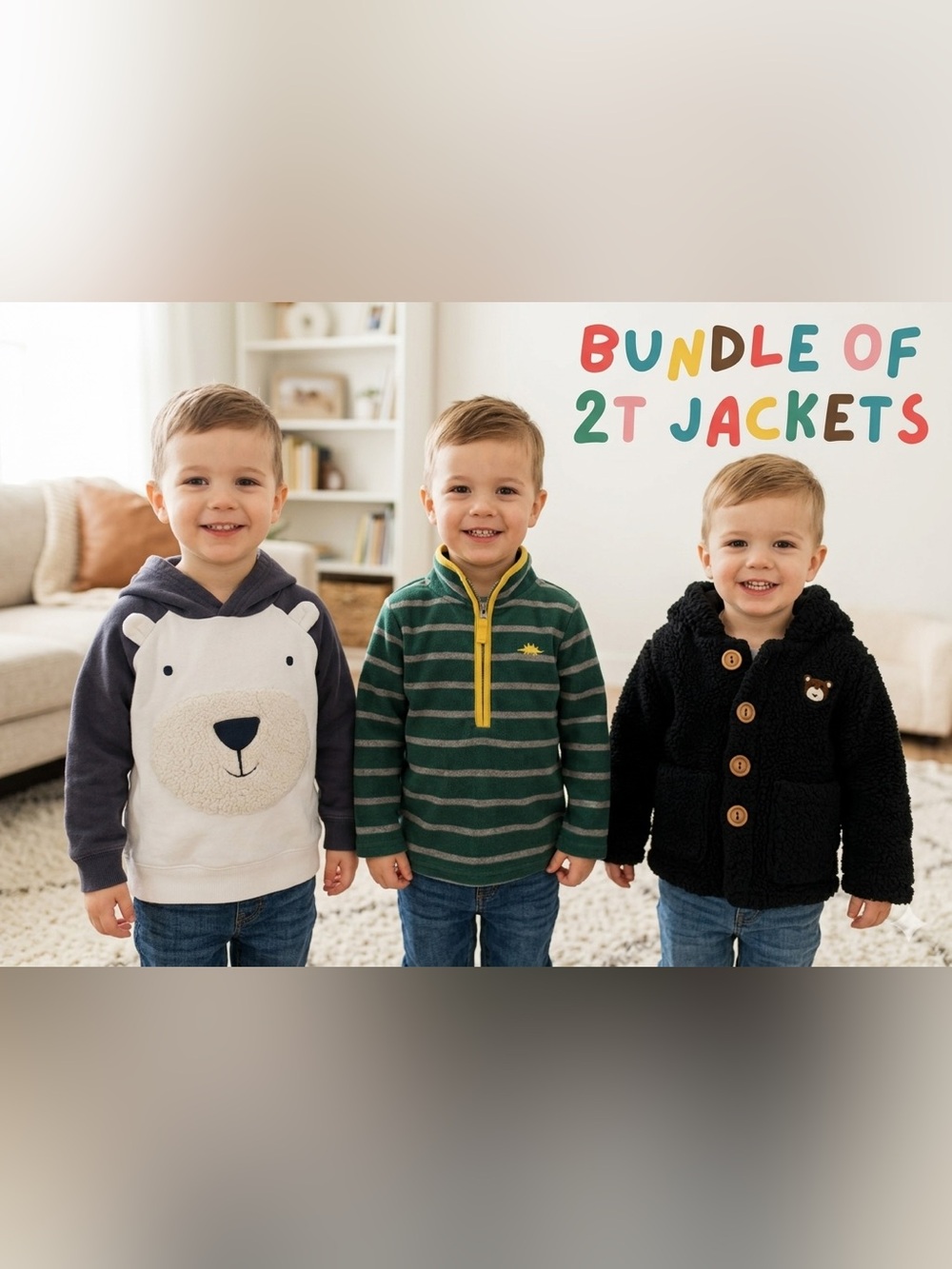 2T boys toddler jacket bundle
